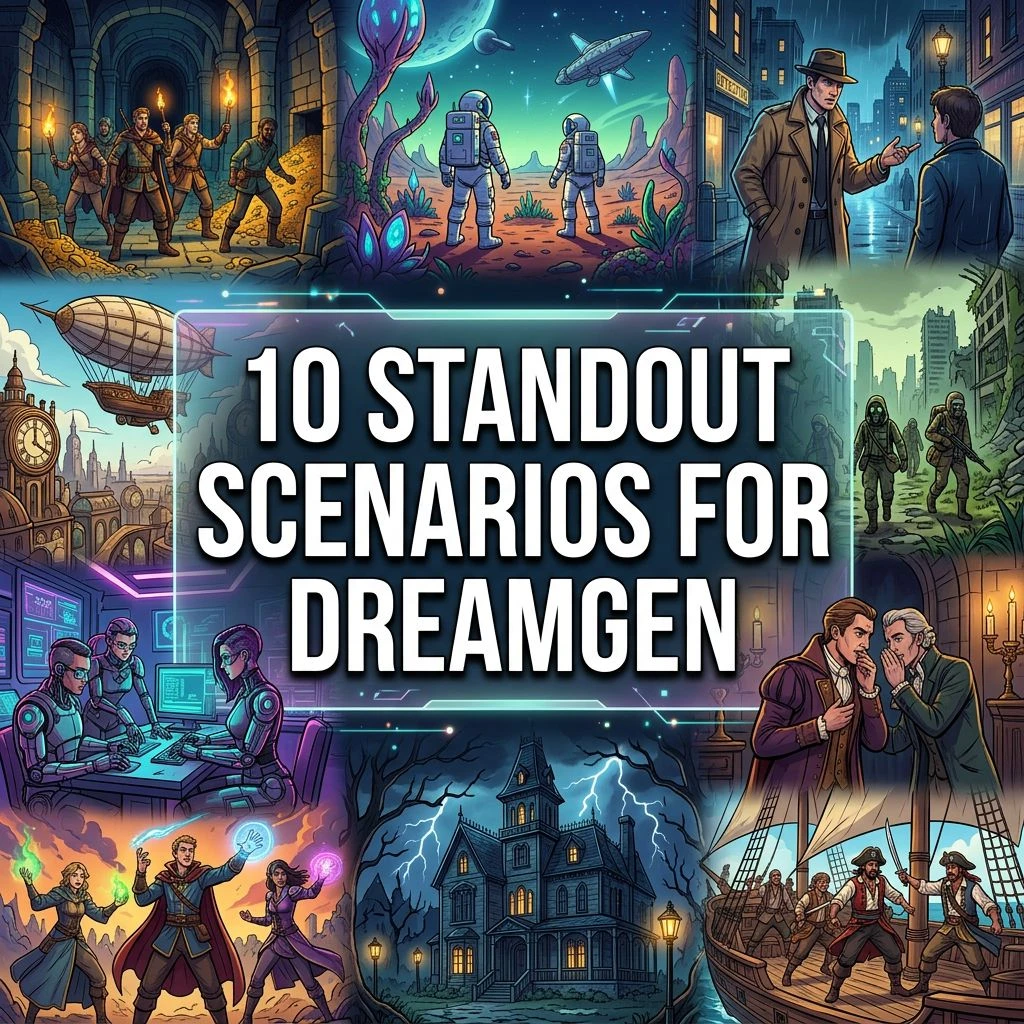 Random Scenario Generator Rp 10 Standout Roleplaying Scenarios for DreamGen AI | DreamGen Blog