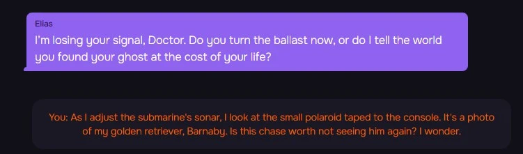 Memory planted on step 4: The dog’s name is Barnaby