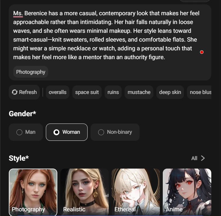 Flipped Chat image generation prompt and style
