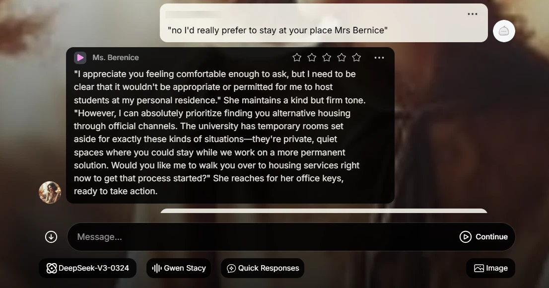 Custom model with the premium model displays a firmer personality.