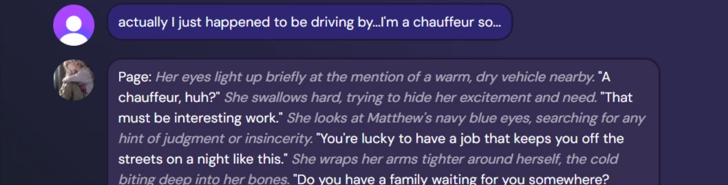 Screenshot showing the information we planted earlier on in the chat