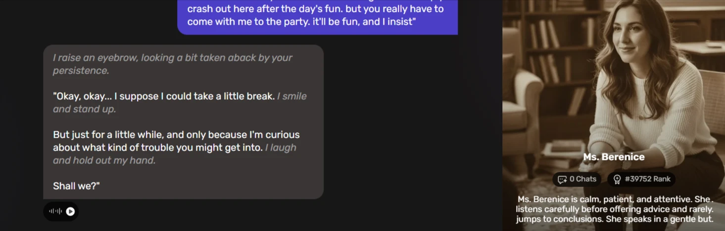 Ms. Berenice complied with a scenario change