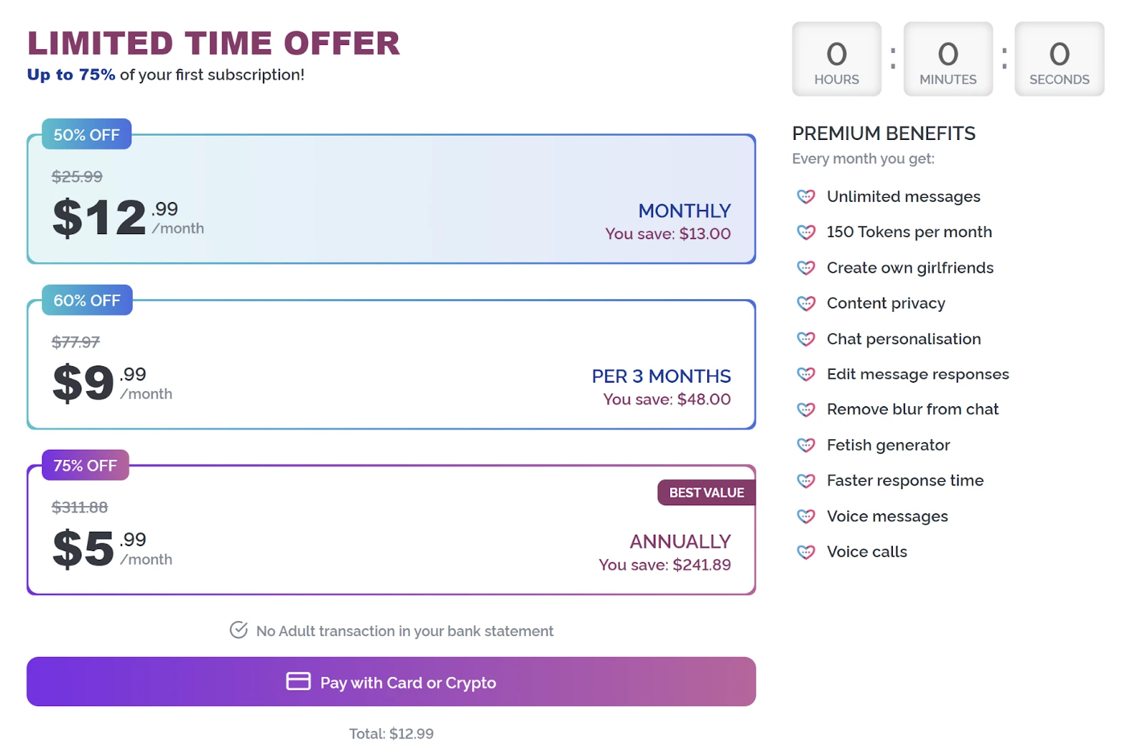 DreamBF pricing