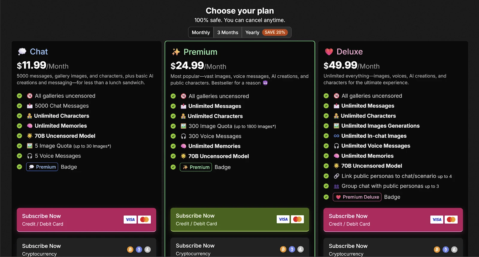 Soulkyn pricing