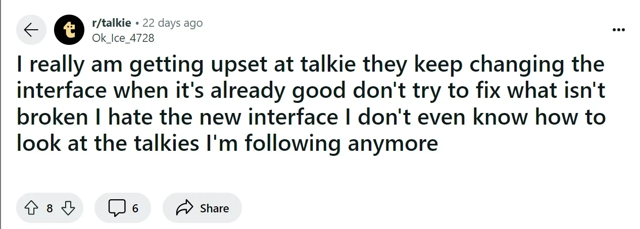 Frequent Updates and Interface Changes