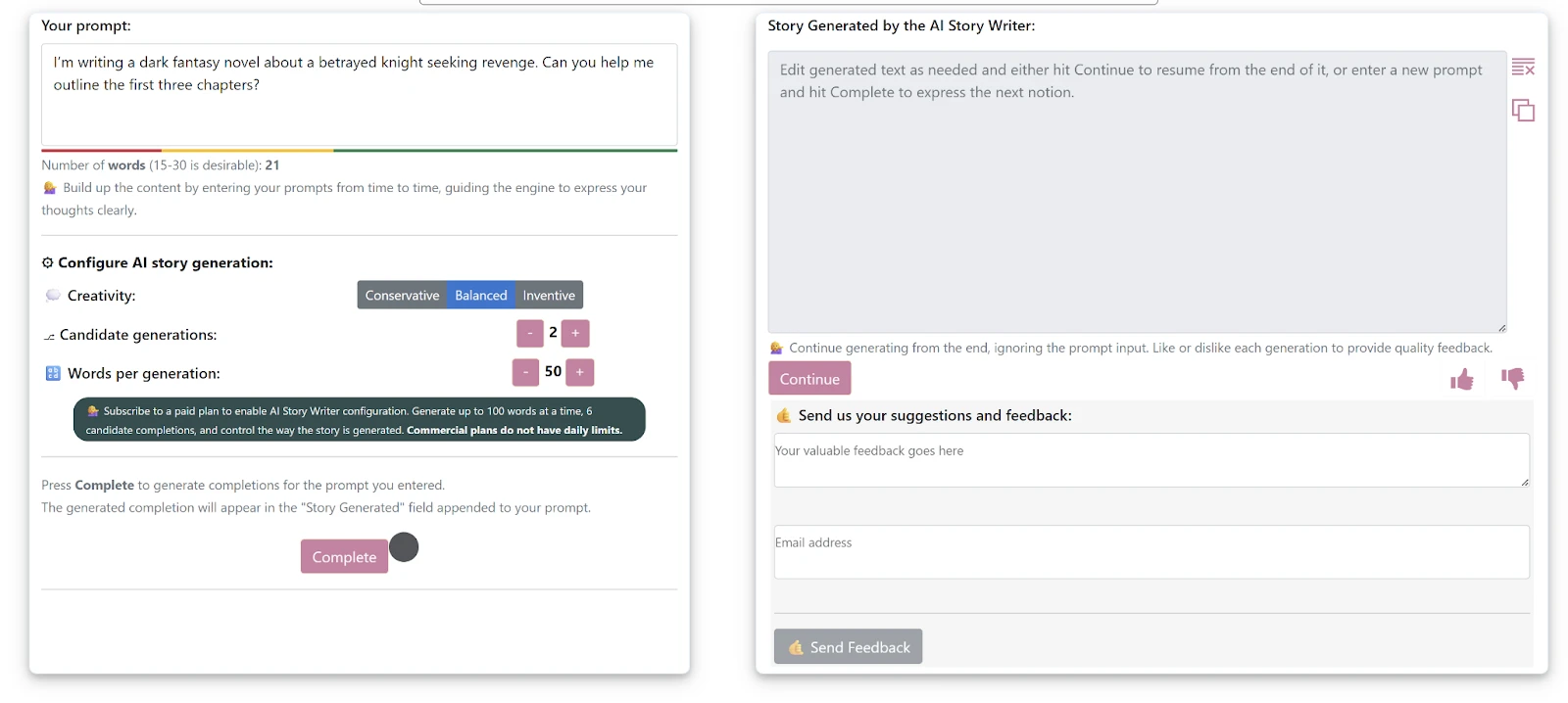 Sassbook AI Writer
