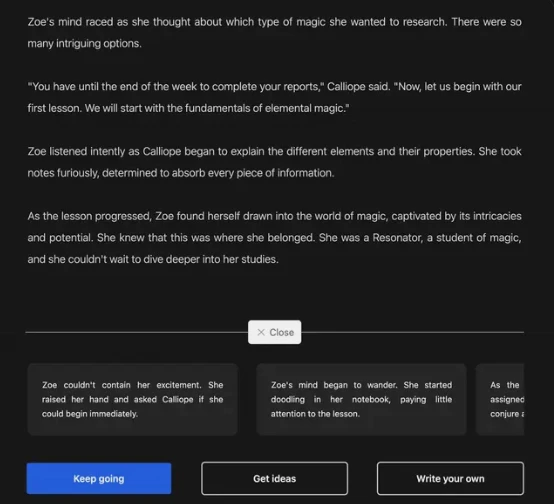 DeepFiction AI 1