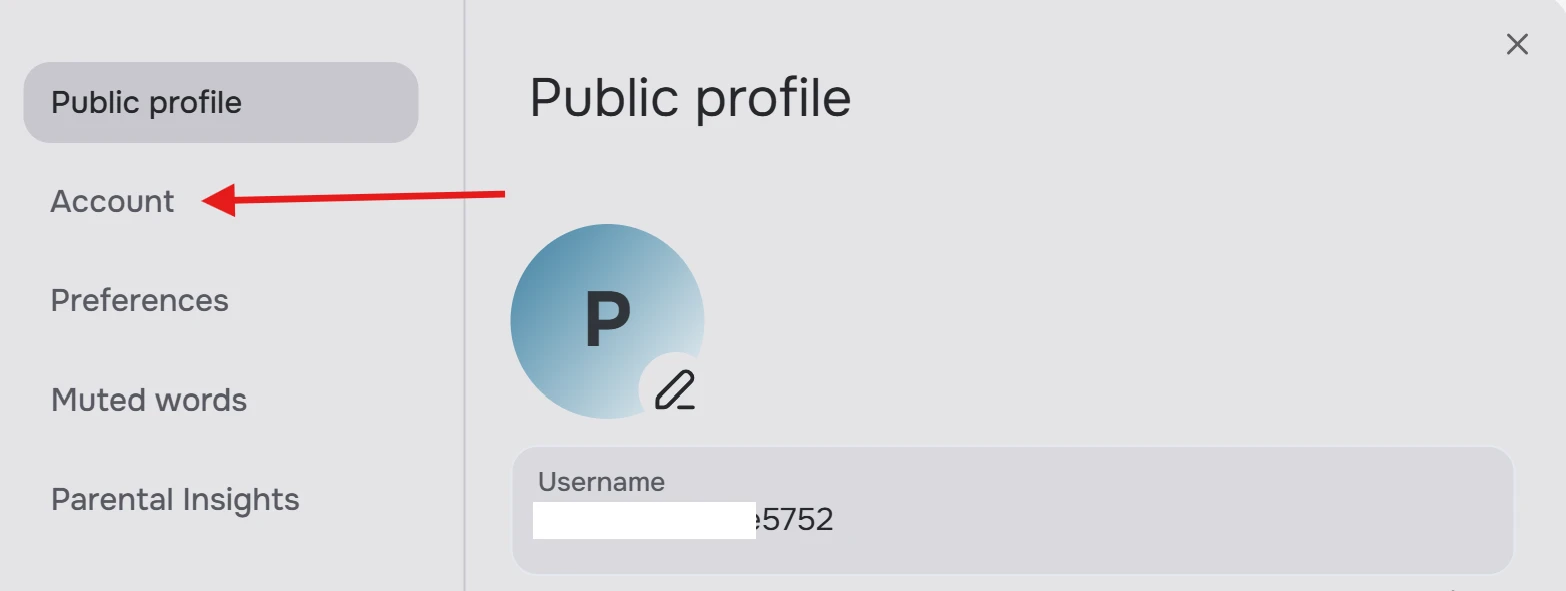 Character AI Account Settings