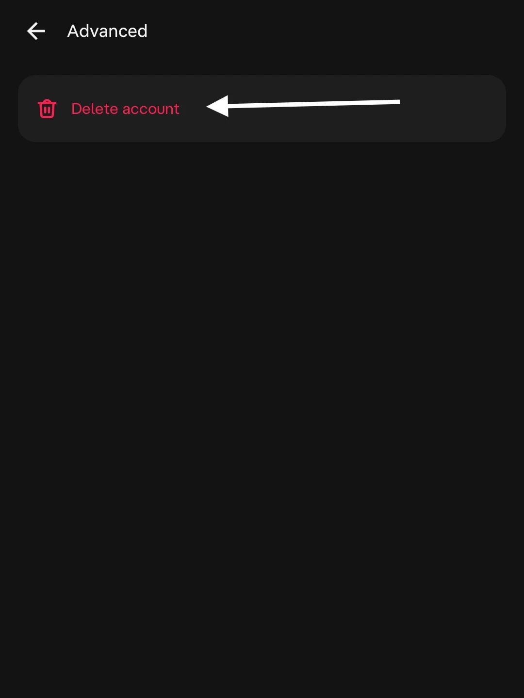 Character AI Mobile App Delete Account
