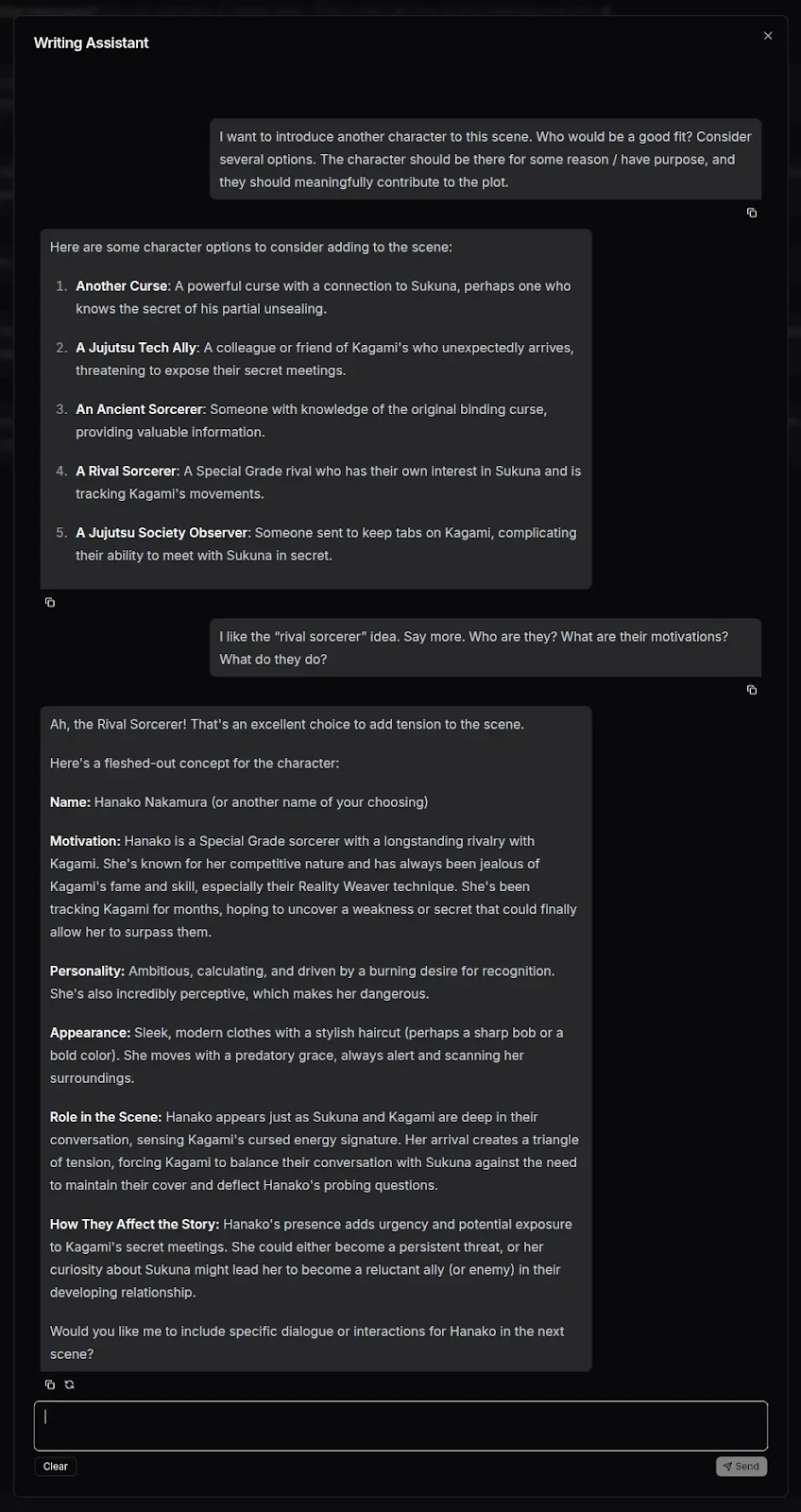 DreamGen Writing Assistant