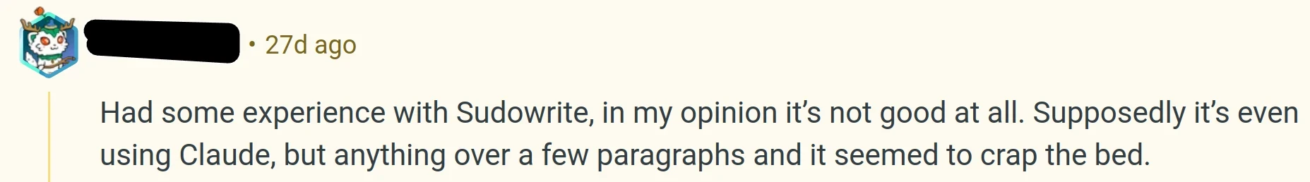 Sudowrite review 4