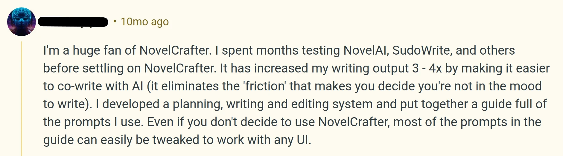 NovelCrafter review 4